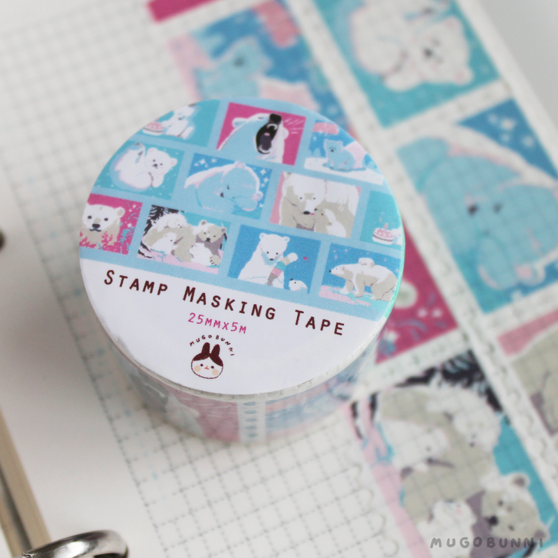 Polar Bear Stamp Washi tape
