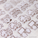 Sketch No Money Planner Sticker Sheet