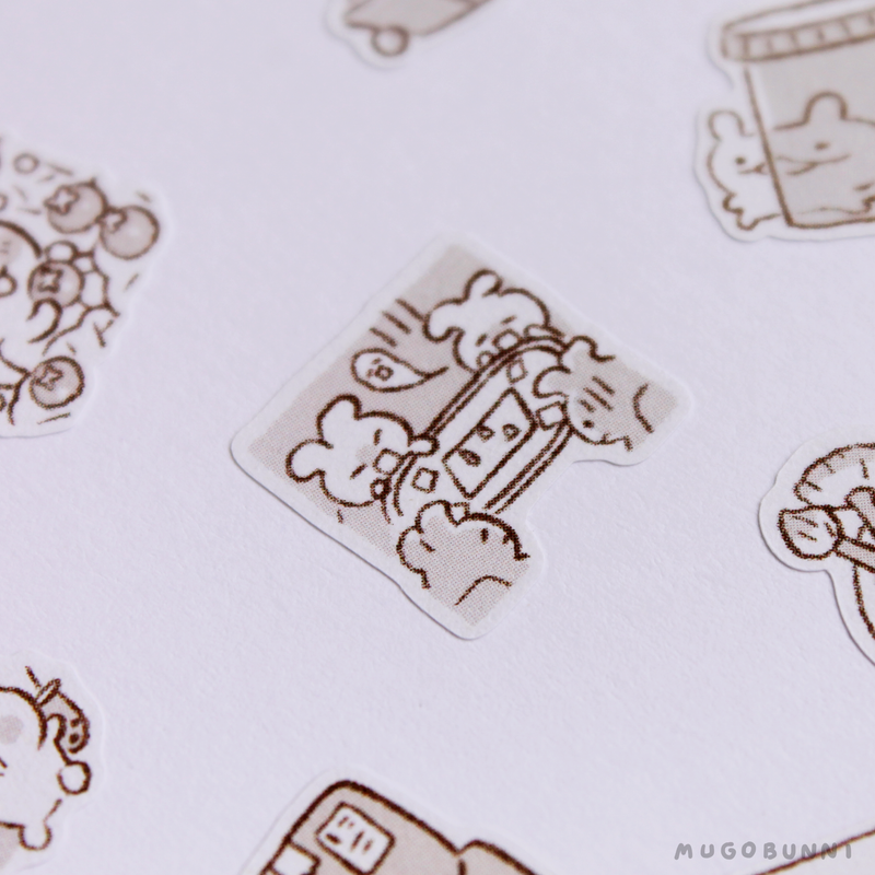 Sketch No Money Planner Sticker Sheet