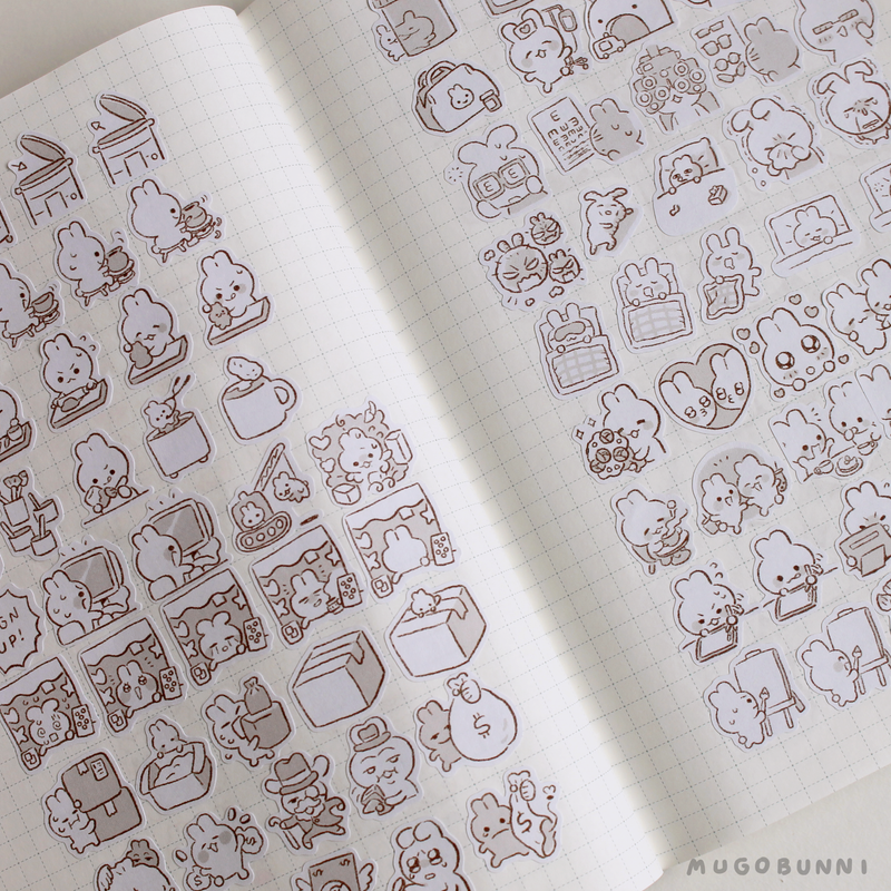 Sketch No Money Planner Sticker Sheet