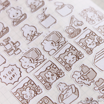 Sketch No Money Planner Sticker Sheet