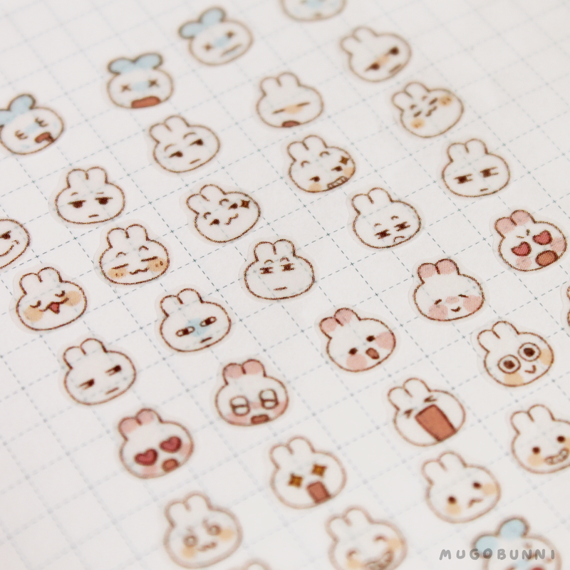 Bunmoji: Angry Sticker Sheet