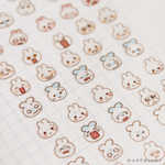 Bunmoji: Scared Sticker Sheet