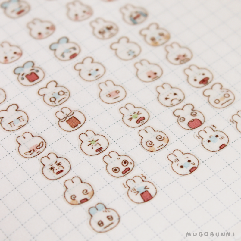 Bunmoji: Confused Sticker Sheet