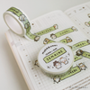 Days of the Week Light Pistachio Mugo Washi Tape