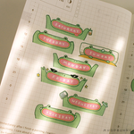 Days of the Week Froggy Washi Tape