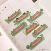 Days of the Week Froggy Washi Tape