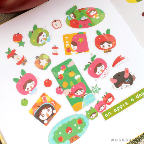Mugo Apples Sticker Sheet