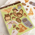 Owl Sticker Sheet