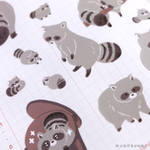 Raccoon Sticker Sheet