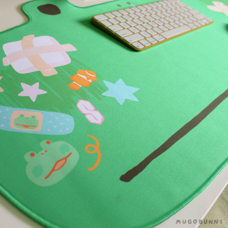 Desk Mat: Frog Deco