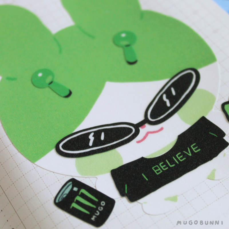 Believe in Mugo Sticker Sheet