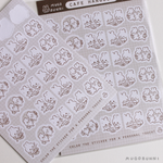 Sketch Cafe Hangout Planner Sticker Sheet