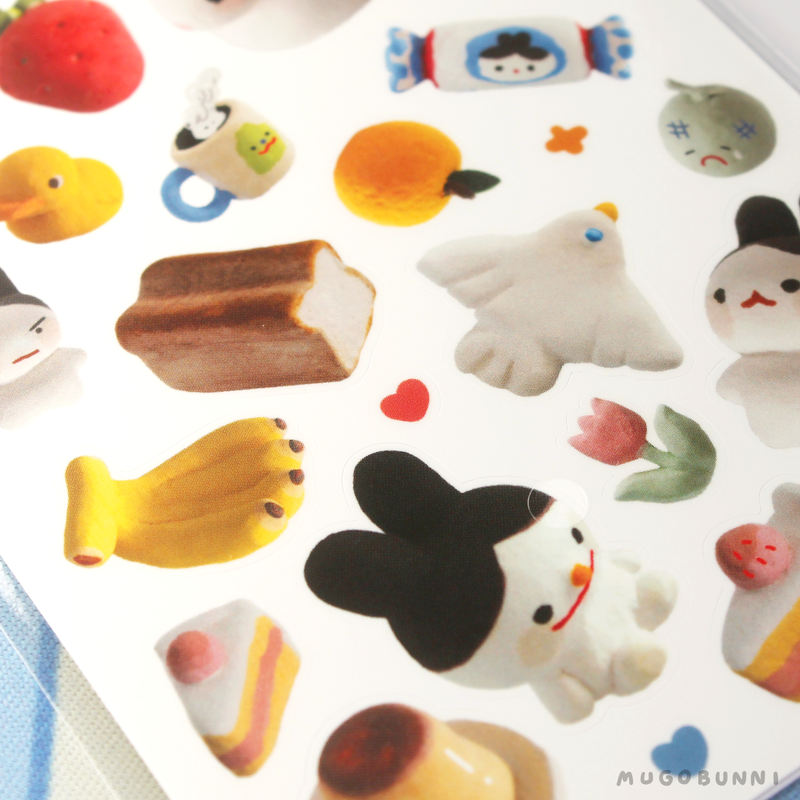 Clay Friends Sticker Sheet