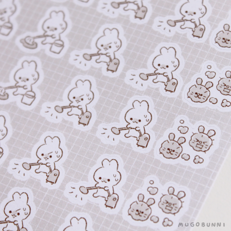 Sketch Clean Floor Planner Sticker Sheet