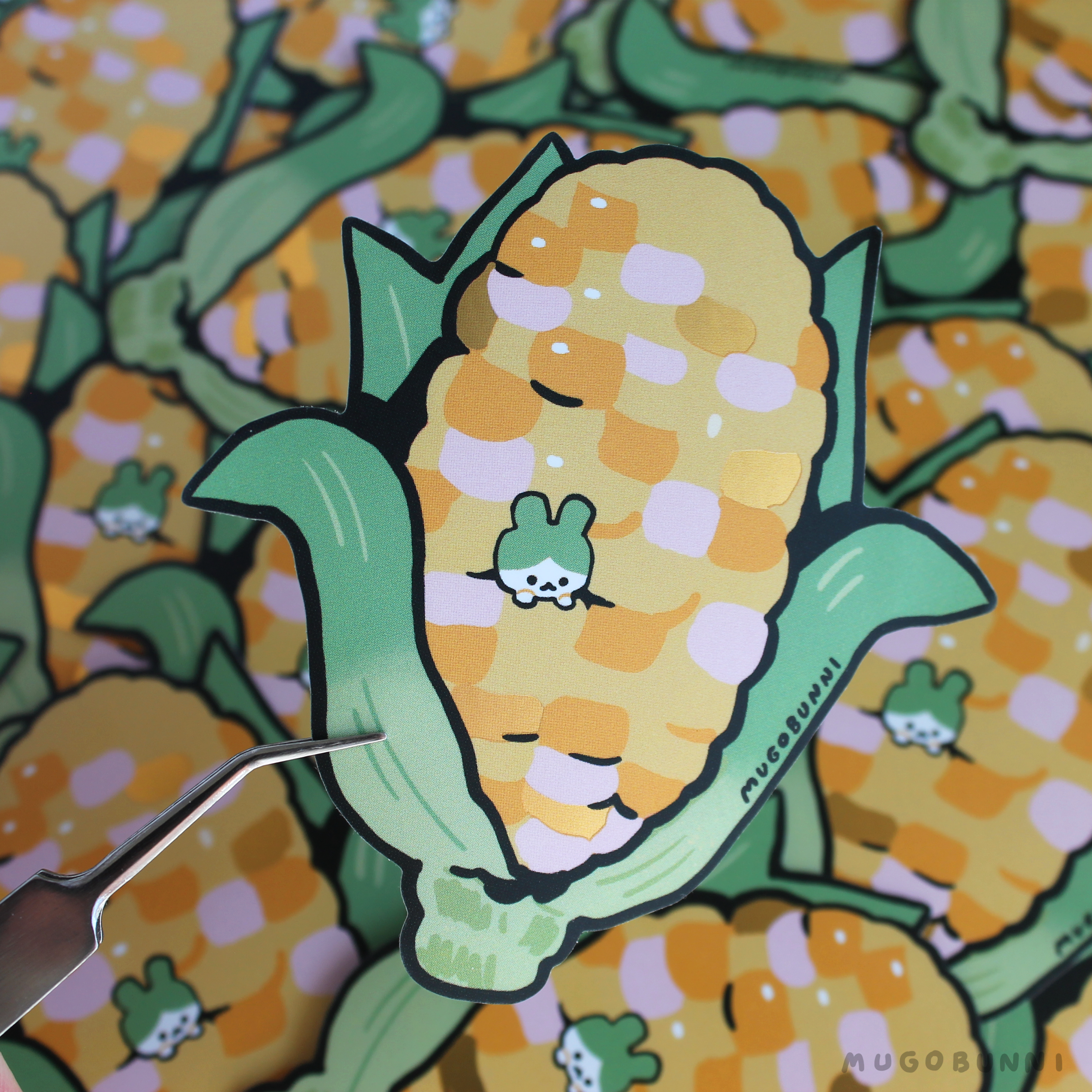 Buttered Corn Sticker Corn Sticker – mugobunni