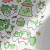 Green Cow Sticker Sheet