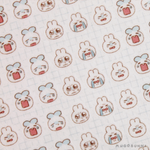 Bunmoji: Crying Sticker Sheet