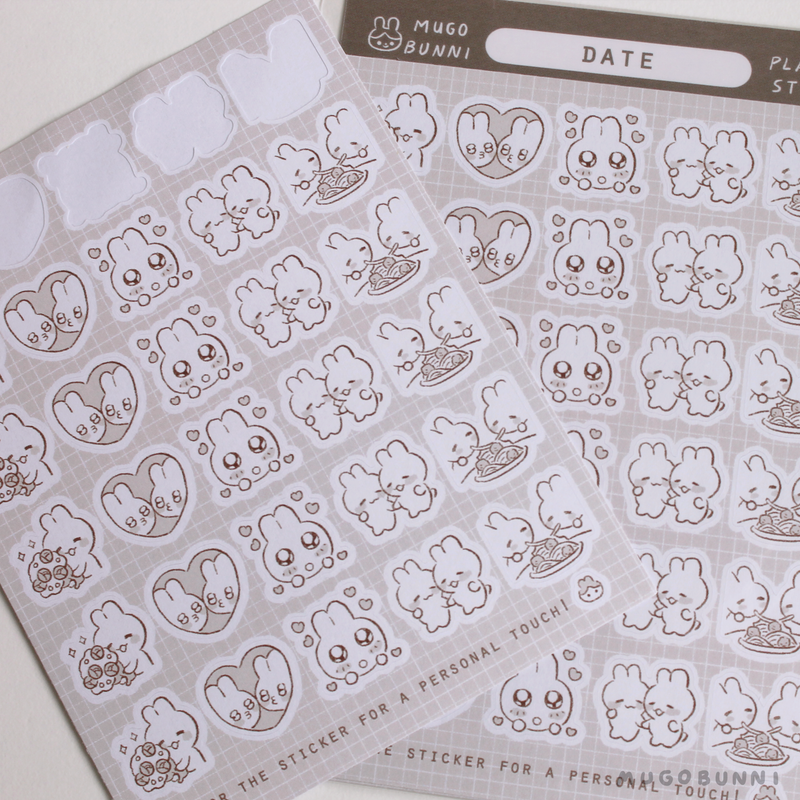 Sketch Date Planner Sticker Sheet