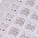 Sketch Dice Game Planner Sticker Sheet