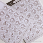 Sketch Digital Art Planner Sticker Sheet