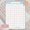 Bunmoji: Disguested Sticker Sheet