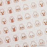 Bunmoji: Excited Sticker Sheet