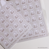 Sketch Hand Build Planner Sticker Sheet