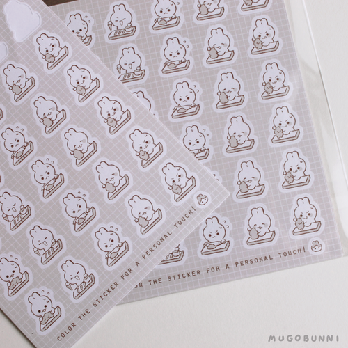 Sketch Hand Build Planner Sticker Sheet