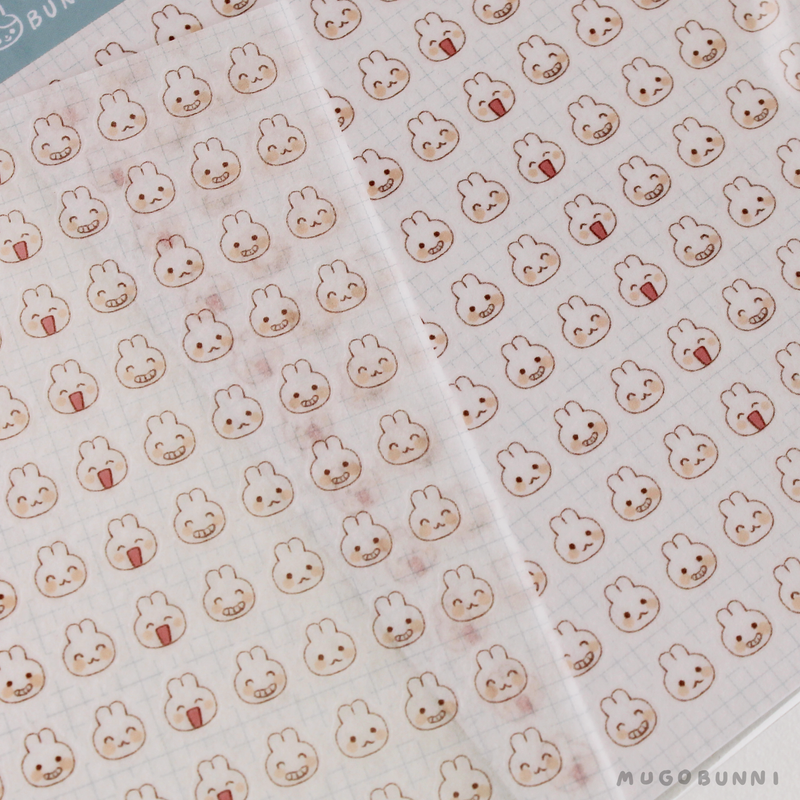 Bunmoji: Happy Sticker Sheet