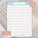 Bunmoji: Happy Sticker Sheet