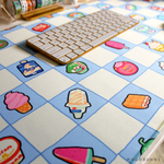 Desk Mat: Yummy Icy Treats