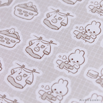 Sketch Laundry Planner Sticker Sheet