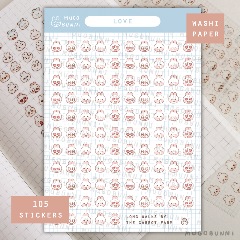 Bunmoji: Love Sticker Sheet