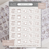 Sketch Medicine Planner Sticker Sheet