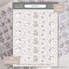 Sketch Money Planner Sticker Sheet