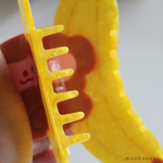 PREORDER SPECIAL: Monkey banana hairclaw clip READ DESCRIPTION