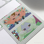 Moo Moo Space Patrol Comic Sticker Sheet