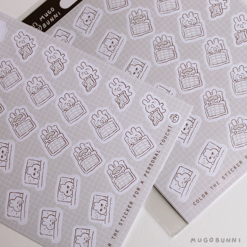 Sketch Nap Planner Sticker Sheet