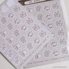 Sketch No Money Planner Sticker Sheet