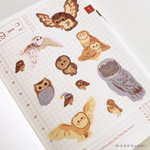 Owl Sticker Sheet