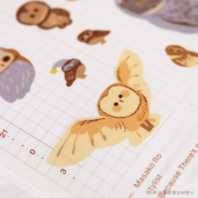 Owl Sticker Sheet