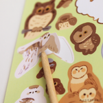 Owl Sticker Sheet