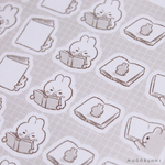 Sketch Reading Planner Sticker Sheet