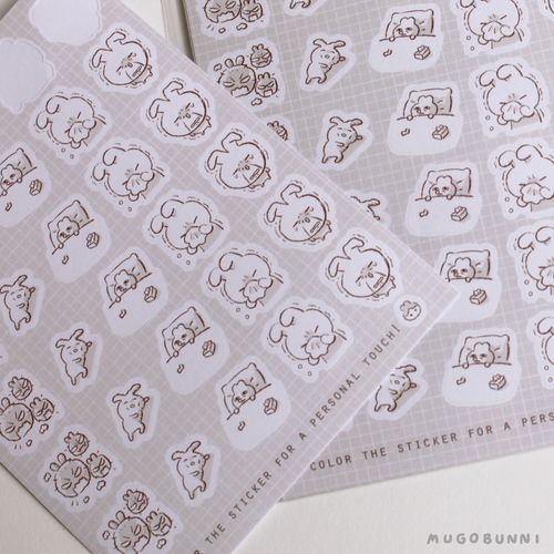 Sketch Sick Planner Sticker Sheet