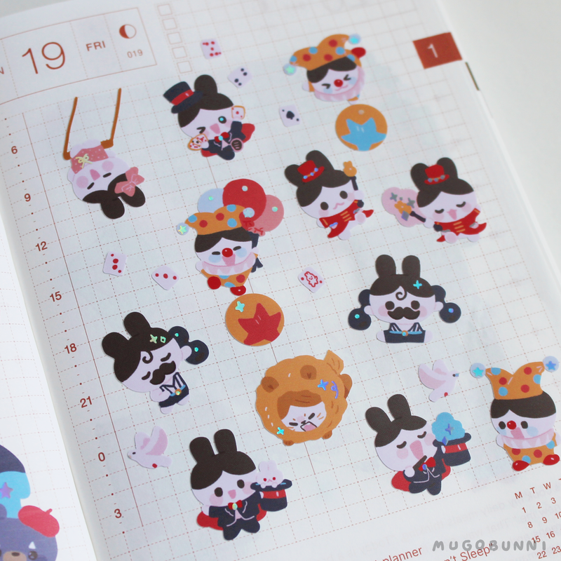 Circus Sticker Sheets