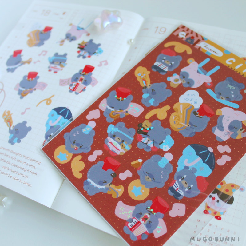 Circus Sticker Sheets