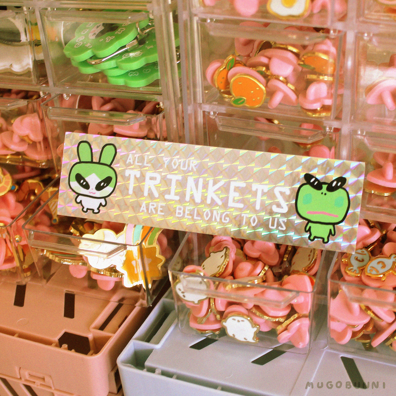 All Your Trinkets Are Belong To Us Slap Sticker