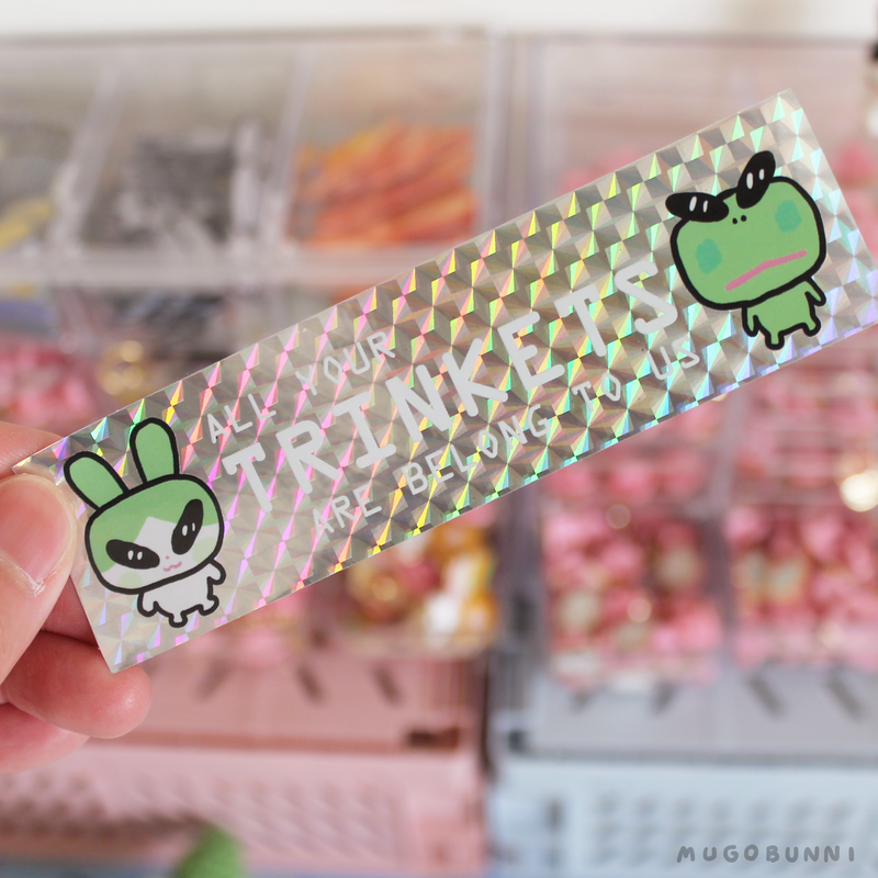 All Your Trinkets Are Belong To Us Slap Sticker