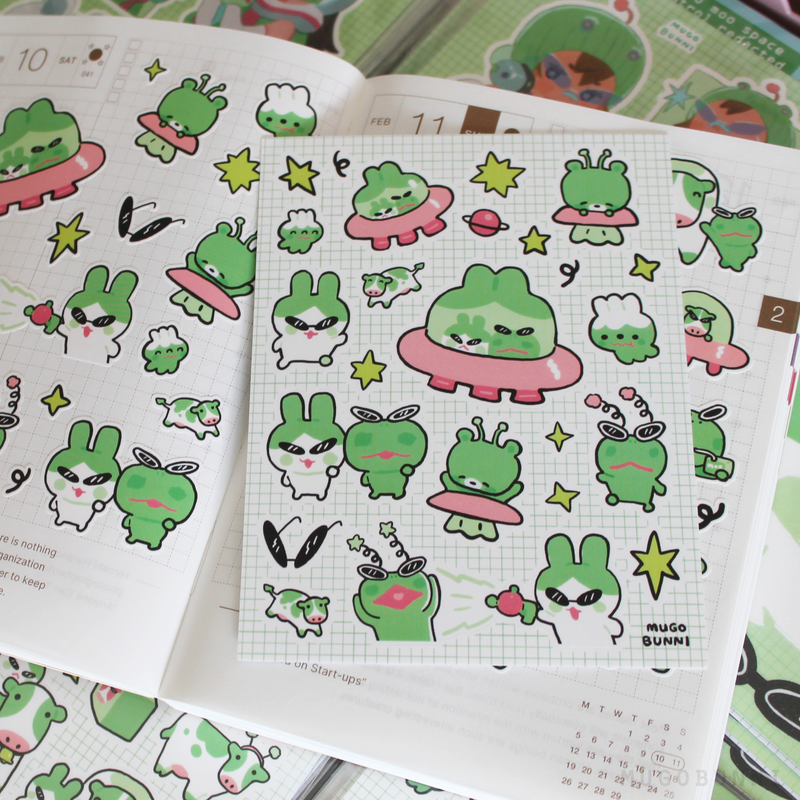 We Come In Peace Sticker Sheet